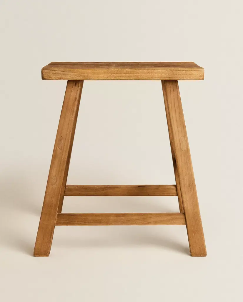 Taburete de madera